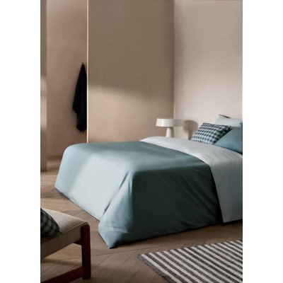 Housse de couette coton percale réversible lit 150/160 cm MANGO HOME