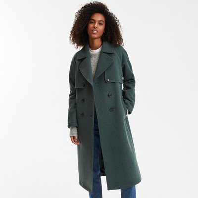 Abrigo largo con cierre de botonadura, pleno invierno LA REDOUTE COLLECTIONS