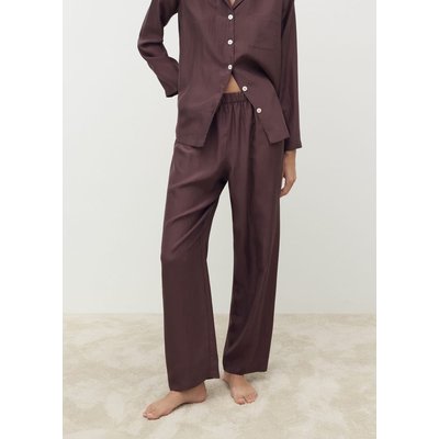 Pantalon soie MANGO