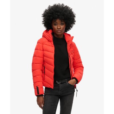 Veste rembourrée en microfibre à capuche SUPERDRY
