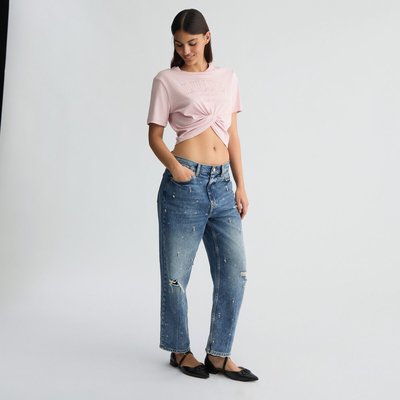 T-shirt en coton avec logo LIU JO