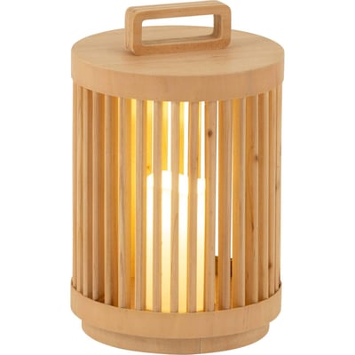 Lampe cylindre en bois à LED RECOLLECTION