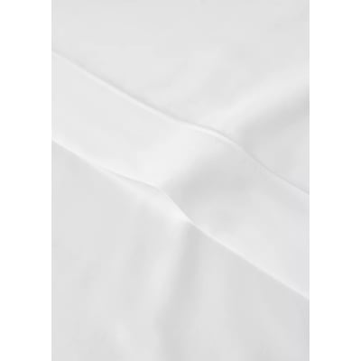 Drap plat coton satin 600 fils lit 135/140 cm MANGO HOME