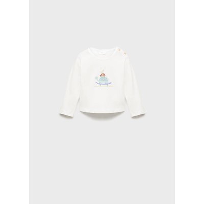 T-shirt en coton à dessin MANGO BABY