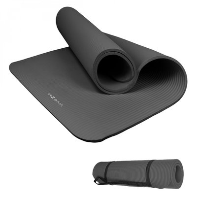 Tapis de yoga, de gym, d'exercices + sangle de transport VIVEZEN