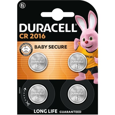 Pile DL/CR 2016 x4 DURACELL