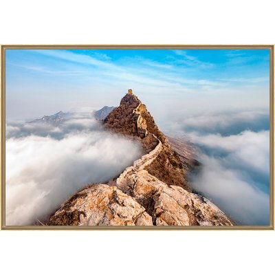 Tirage Encadré Sur Aluminium The Great Wall 120x80 Cm TIRAGE D'ART CEANOTHE