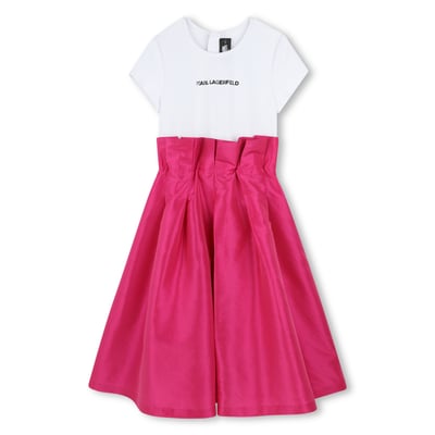 Robe de cérémonie en taffetas KARL LAGERFELD KIDS