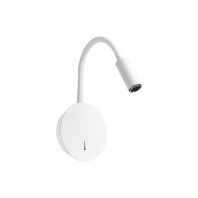 Applique de chevet led avec interrupteur Fonti blanc mat MILLUMINE