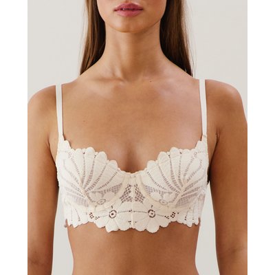 Soutien-gorge corbeille en dentelle blanc BREWIZ UNDIZ