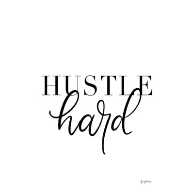 Tableau citation hustle hard HEXOA