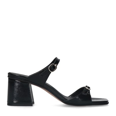 Sandales à talon en cuir SACHA