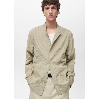 Chemise col mao effet froissé MANGO MAN