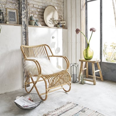 Fauteuil en rotin  PAOLA BERAH GETAH