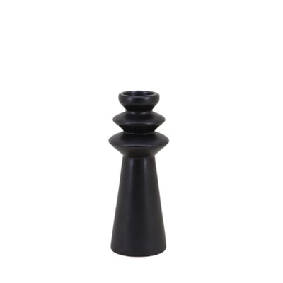 Bougeoir design en grès 22cm ORNAMI