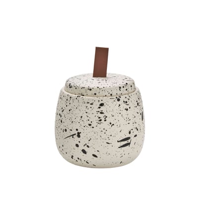 Pot à coton en céramique tacheté à la main DEMY GUY LEVASSEUR