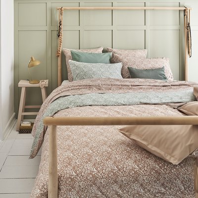 Parure de lit Housse de couette + Taies carrées en percale de coton, JAIPUR ESSIX