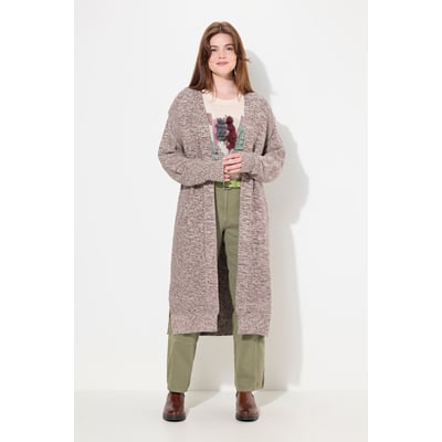 Cardigan long en maille de coton bio ULLA POPKEN