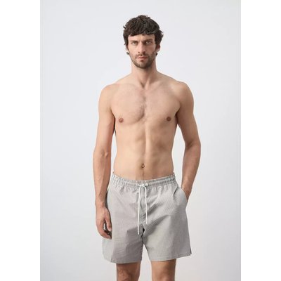 Maillot de bain rayures seersucker MANGO MAN
