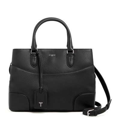 Sac à main grand en cuir graine ROMY LE TANNEUR