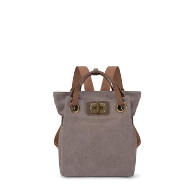 Sac à dos en toile et cuir TRINITE S OH MY BAG