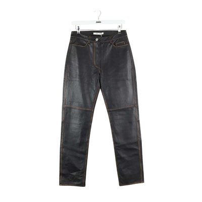 Pantalon droit en cuir - Très Bon État SAMSOE AND SAMSOE
