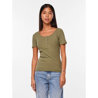 T-shirt boutonné PIECES