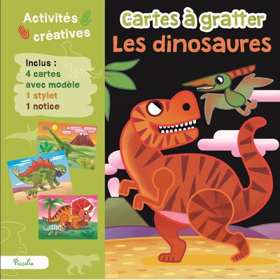 Cartes à gratter Les Dinosaures PICCOLIA EDITIONS
