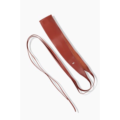 Ceinture en cuir à nouer. Longs rubans ULLA POPKEN