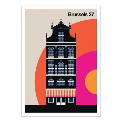 Affiche d’art 50 x 70 cm - Brussels 27 - Bo Lundberg WALL EDITIONS