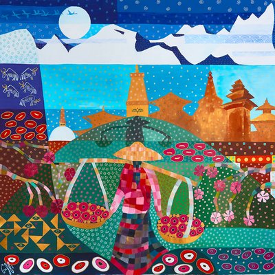 Tableau voyage au népal HEXOA