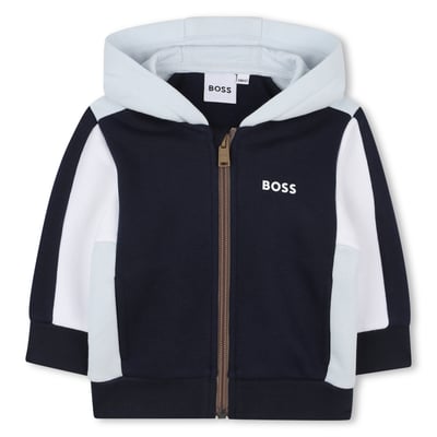 Cardigan con cappuccio BOSS KIDSWEAR