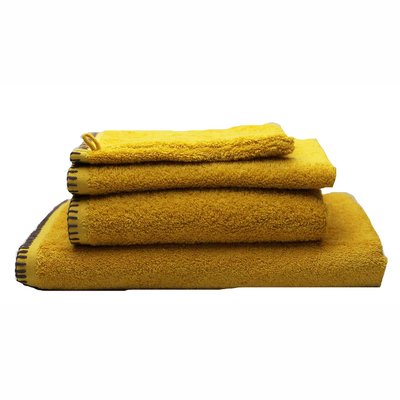 Serviette Grand Hotel surpiqure noire SUD ETOFFE