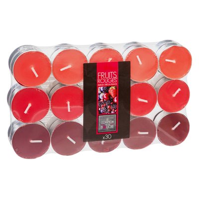 Lot de 30 bougies parfumées chauffe-plat NINA ATMOSPHERA
