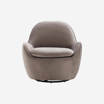 Fauteuil droit velours BOCA HABITAT