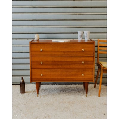 Commode en bois Olga N°1126 - Bon état DEBONGOUT