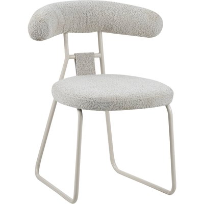 Chaise design  confort en métal et tissu doux RECOLLECTION