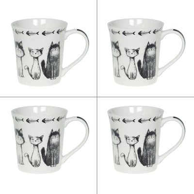 Coffret de 4 mugs Felix 35 cl TABLE PASSION