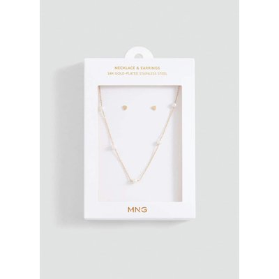 Ensemble collier et boucles d'oreilles MANGO KIDS