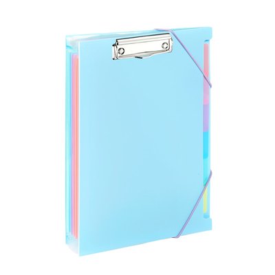 Trieur document A4 avec 6 compartiments et porte bloc - RAINBOW PASTEL VIQUEL