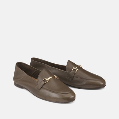 Mocassini Signature in pelle con morsetti LA REDOUTE COLLECTIONS