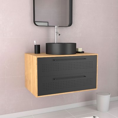 Set meuble de salle de bains avec vasque HOME MAISON
