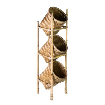Panier haut sur pieds en bambou LASKA HYDILE