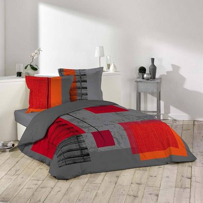 Housse de couette   Quadro coton DECORATIE