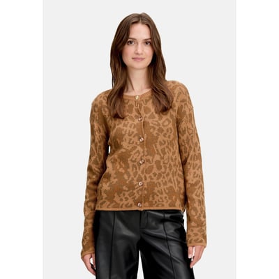 Cardigan en maille à encolure ronde CARTOON