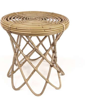 Table d appoint en rotin naturel style bohème élégant RECOLLECTION
