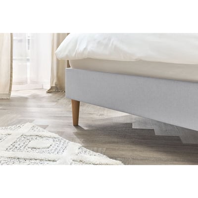 Lit bois revêtement tissu, SARY BOBOCHIC