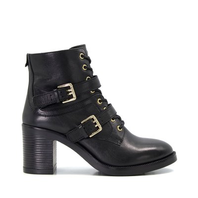 Bottines à lacets en cuir avec boucle - PASSION DUNE LONDON