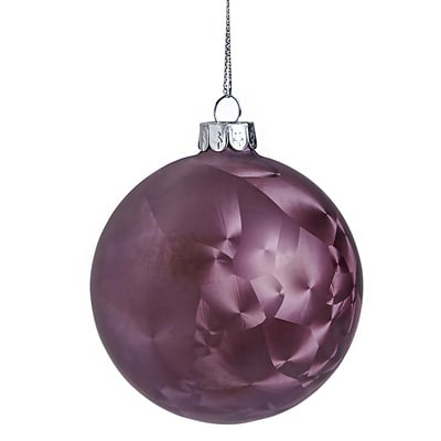 Boule de noël décorative en verre D8 SIA DECO