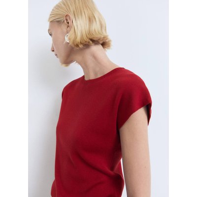 Pull-over maille fine manches courtes MANGO